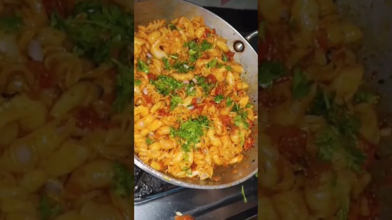 Masala pasta recipe 🍝 #shorts #pasta #trending #Solapuriizaika