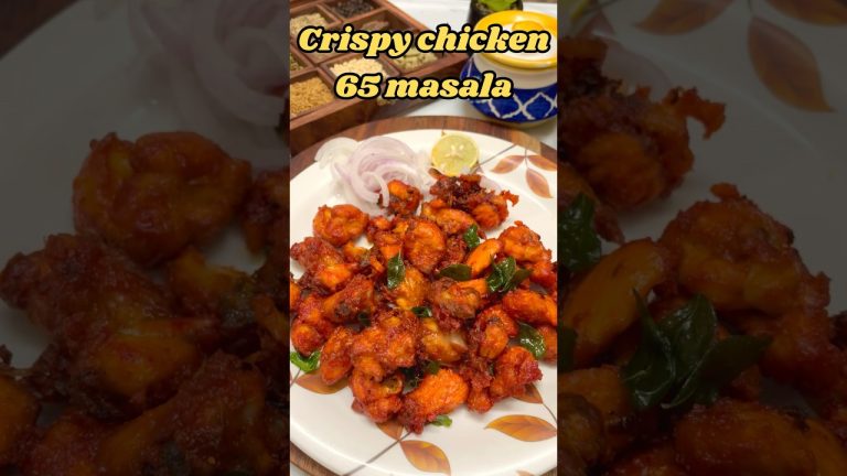 ‼️Chicken 65 Masala Recipe in 1 Minute‼️#chicken65 #shorts #chickenrecipe #crispychicken #easyrecipe