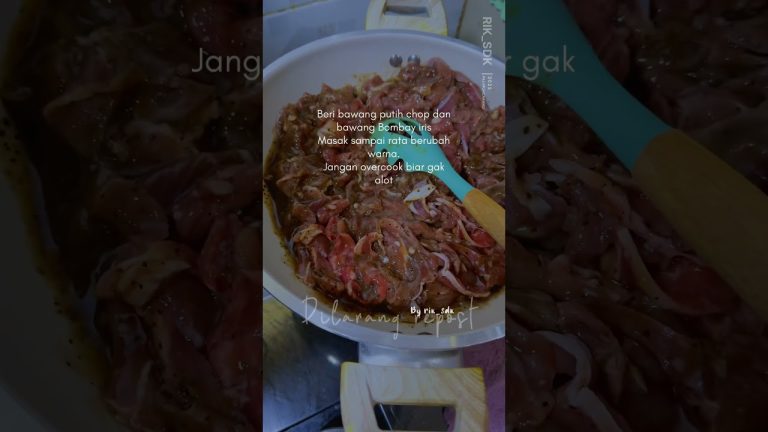 Resep beef saus lada hitam #rekomendasiproduk #resep #sapiladahitam #masakanrumahanriksdk