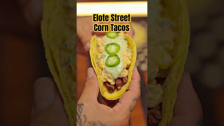 Elote Street Corn Tacos #millerlitepartner #streetcorn #elote #tacos #tftibbq #bbq #openfirecooking