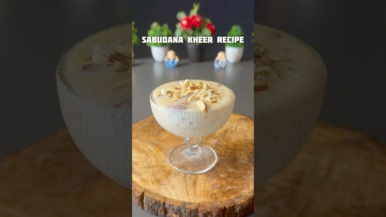 Viral Sabudana Kheer Recipe #shorts #recipe #dessert #kheer