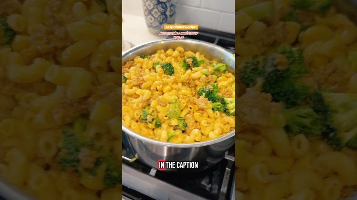 🍔Homemade Hamburger Helper | Easy Dinner Recipes | Easy Recipes | The Hostess Mom