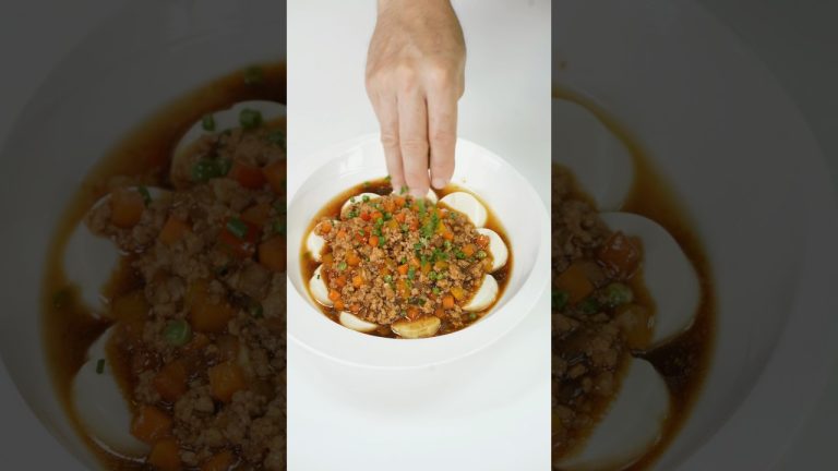 Silken Tofu in Savory Pork Sauce