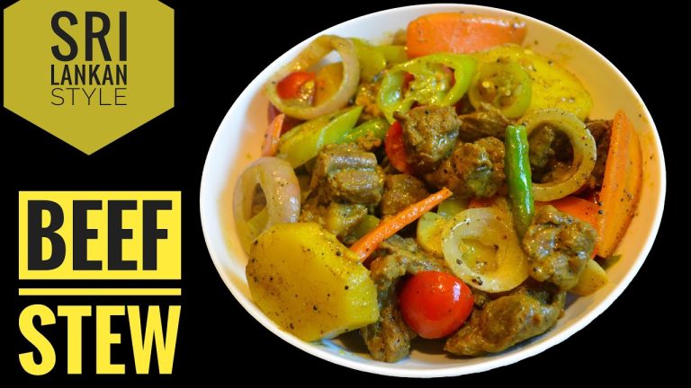 බීෆ් ස්ටු | හරක් මස් ස්ටු | Sri Lankan Style Beef Stew