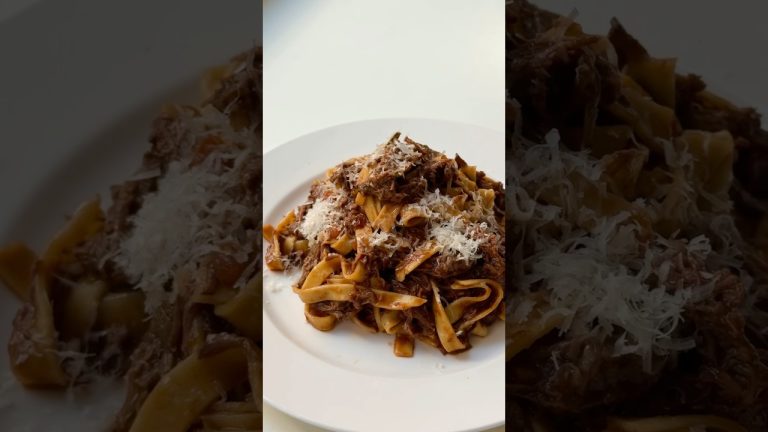 Slow-Cooked Beef Ragù… with Chocolate?!