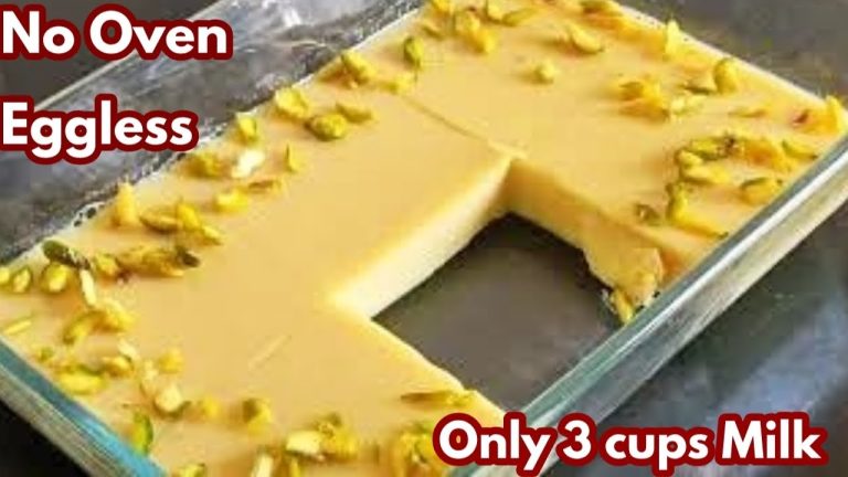 Delicious Milk Pudding With Only 3 Cups Milk / Summer Special Dessert Recipe / Easy Pudding Recipe