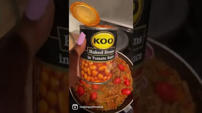Let’s make pasta with koo baked beans!
