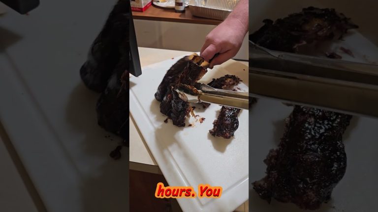 GE Indoor Smoker | Best Beef Ribs | 5 Stars