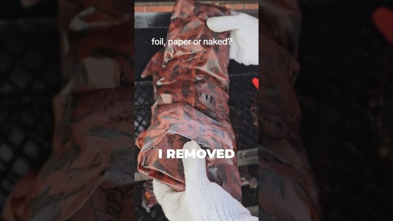 should you wrap ribs in foil, butcher paper or naked? #ribs #bbq