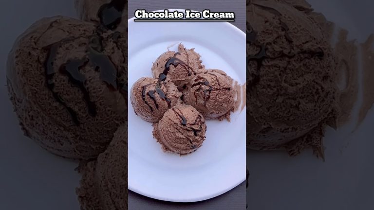 3 Ingredients Chocolate Ice Cream Recipe #tastemadeworld #trending #chocolate #icecream #softserve