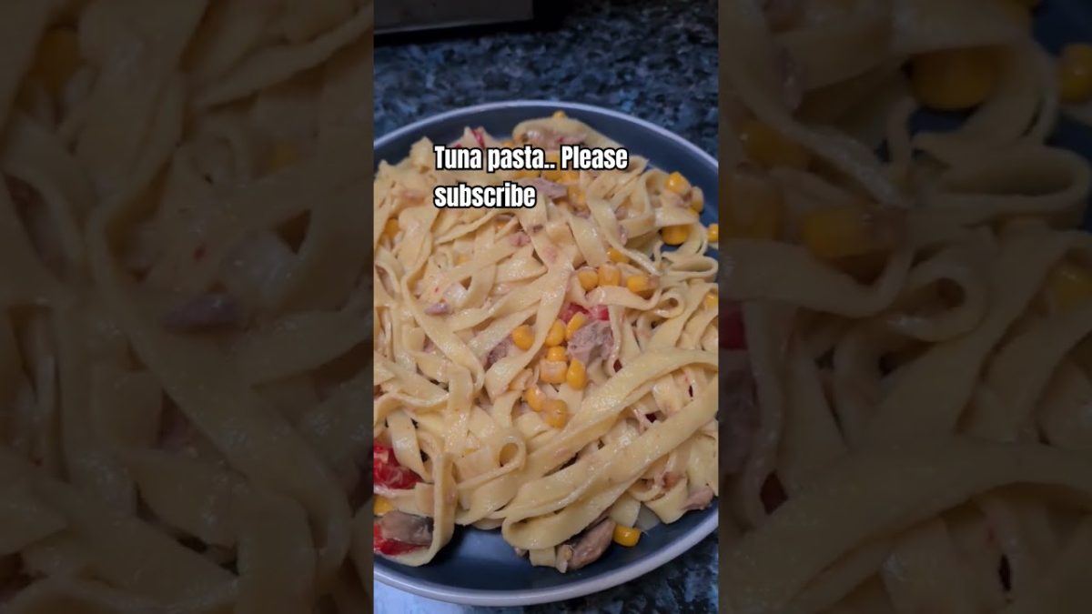 TUNA Pasta-made quick & easy Italian style – are you Hungry 🤪 #food #usa #pasta #foodie #cooking