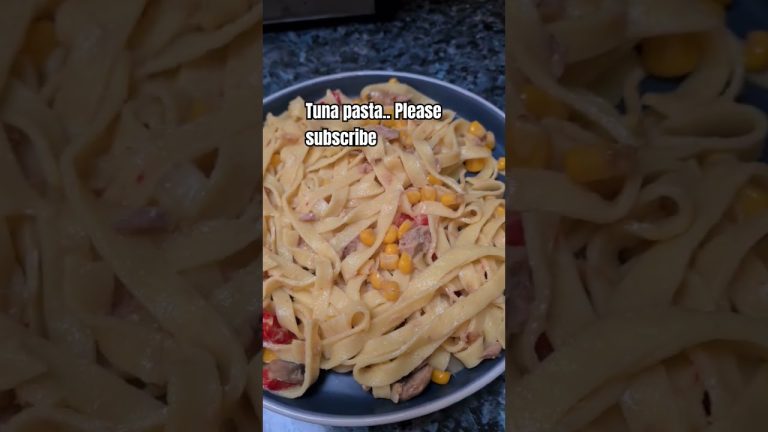 TUNA Pasta-made quick & easy Italian style – are you Hungry 🤪 #food #usa  #pasta #foodie #cooking
