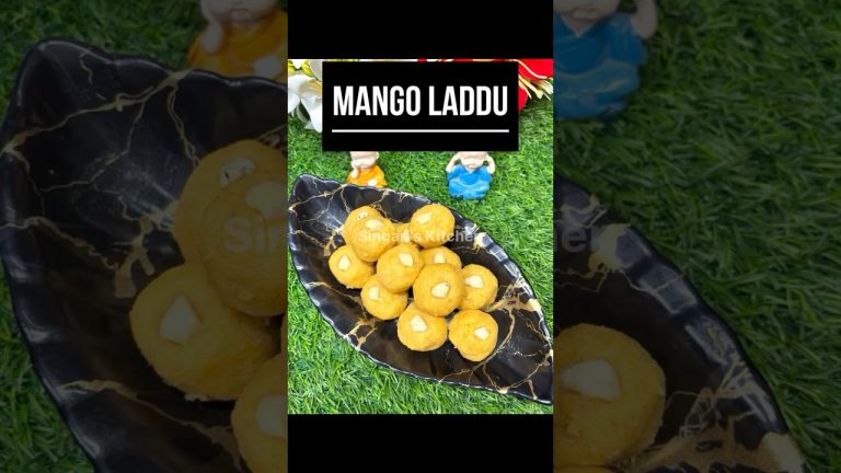 Mango Laddu Recipe! #yummy #easyrecipe #delicious #ladoo #mango #food #tasty #recipe #desserts
