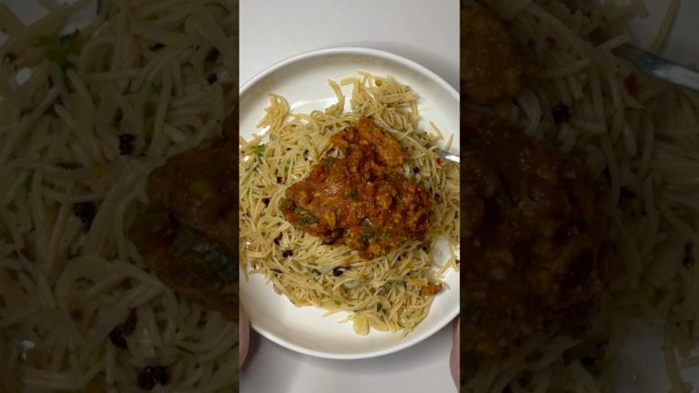 Chilli Aglio e Olio 🌶️#pasta #easy