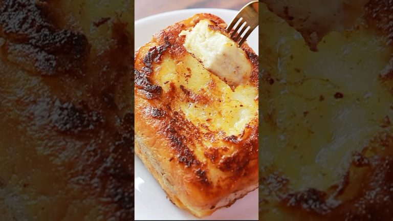 Milk Banana Toast 🍌🍞😋#shorts #shortvideo #milk #bread #shameeskitchen