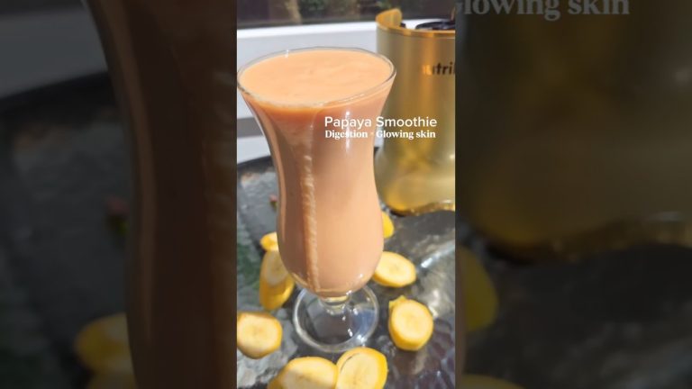 Papaya Smoothie..Digestion  #smoothierecipes #smoothies #Digestion #glowskin #fyp #fypシ゚viral