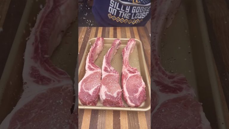 Tomahawk PORK CHOPS?? #shorts