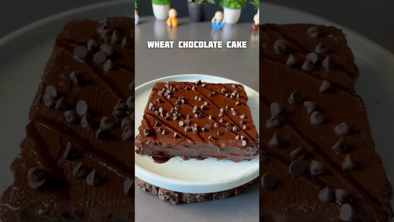 Viral Healthy Wheat Chocolate Cake #shorts #recipe #cake #chocolate