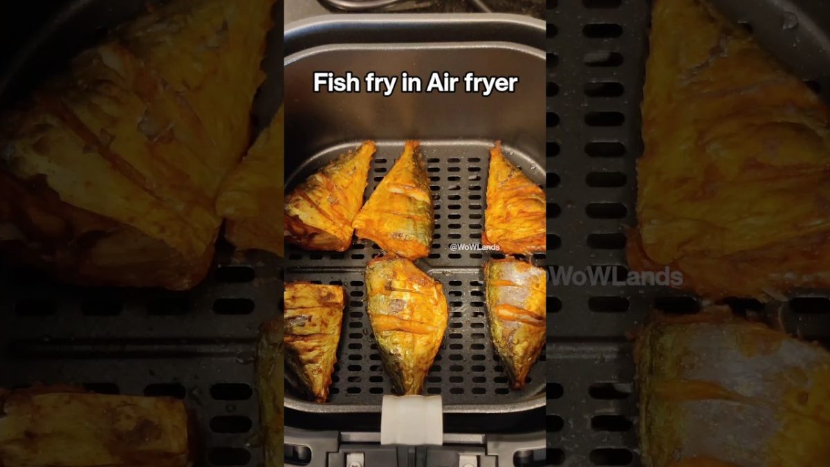 Fish fry in Air fryer #recipe #airfryerrecipes #shorts #airfryer