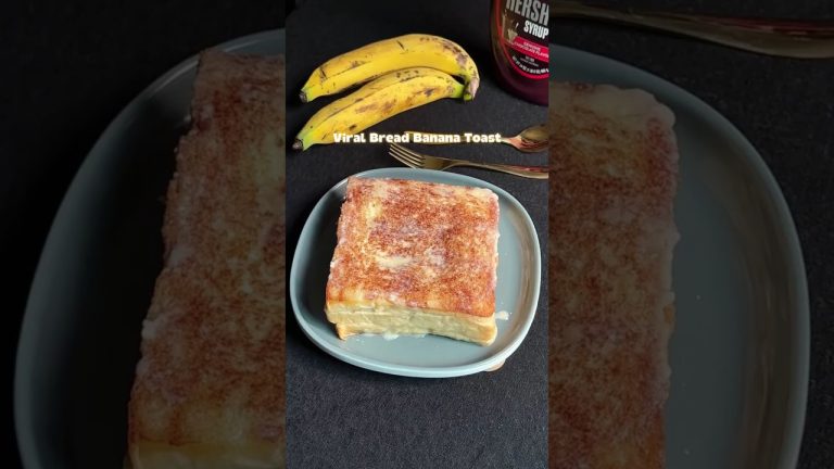 Viral Banana Milk Toast | Bread Banana Milk Recipe | Mystery Flavor