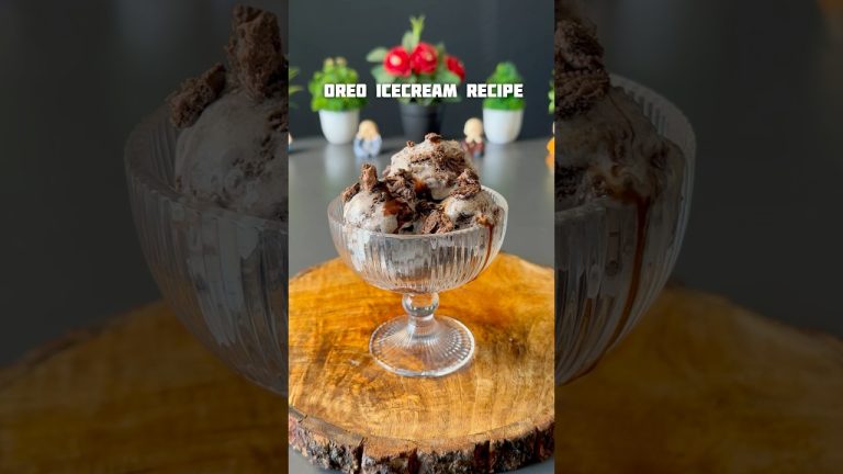 Viral Oreo Icecream Recipe #shorts #icecream #oreo #recipe