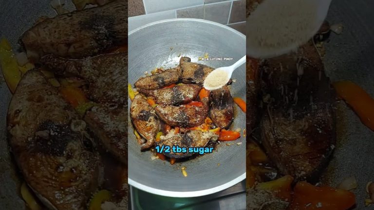 Tiyak na magugutom ka uli sa ulam na ito #cooking #food #howtocook #fish #tambakul #lutongpinoy