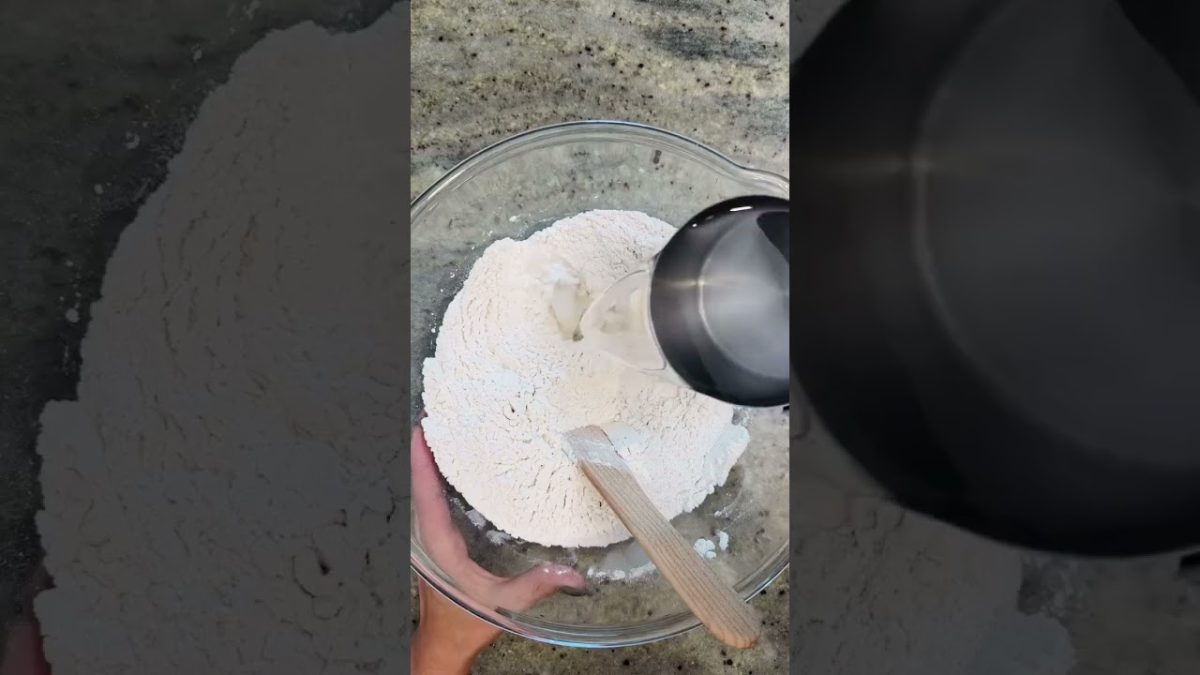 How to Make Easy 5-Ingredient Ciabatta Bread (No Knead, 15 Min Active Time) #shorts