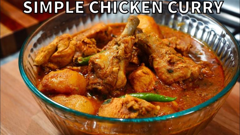SIMPLE & LIGHT CHICKEN CURRY (MOM’S CHICKEN CURRY RECIPE)