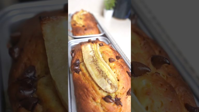 Finally! Banana Bread recipe that isn't cakey and overly sweet #bananabread #baking