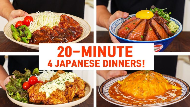 20 Minute Japanese Weeknight Dinner Recipes That Will Change Your LIFE!