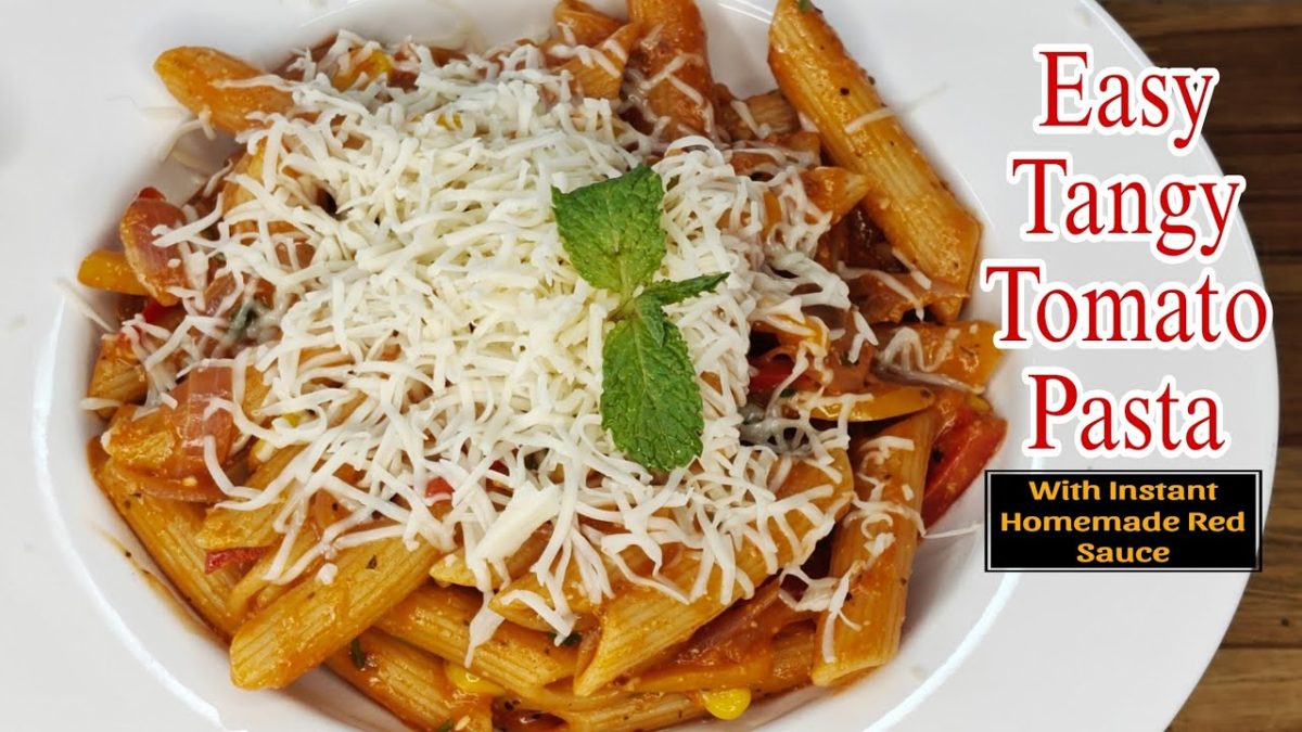 Simple Red Sauce Pasta Recipe made in just 20 mins l Authentic Red Sauce Recipe