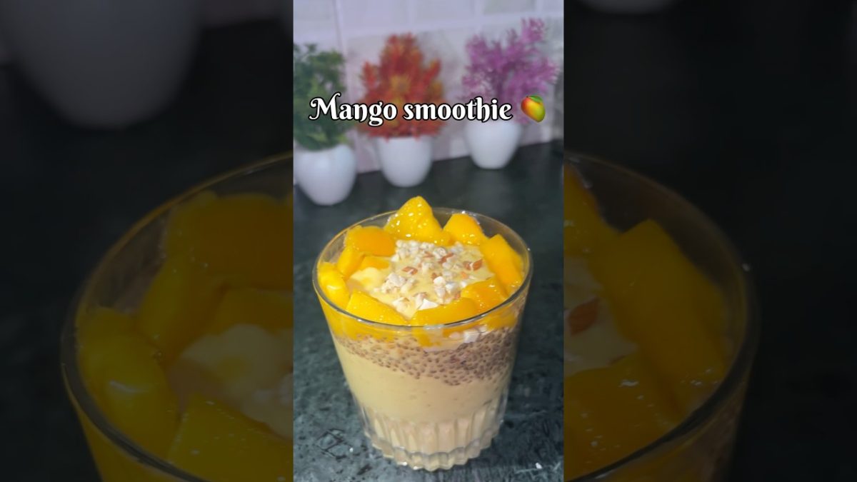 Mango smoothie 🥭#viralvideo #viralshort #mango #mangosmoothie #smoothie #smoothierecipes #summer