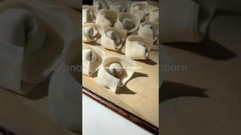 SHANGHAI PORK AND BOK CHOY WONTONS