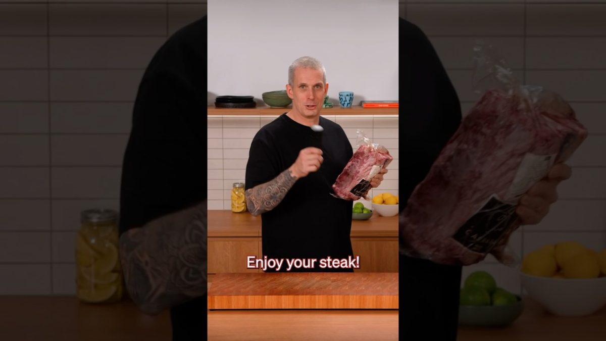 So you pepper your steaks? 🥩