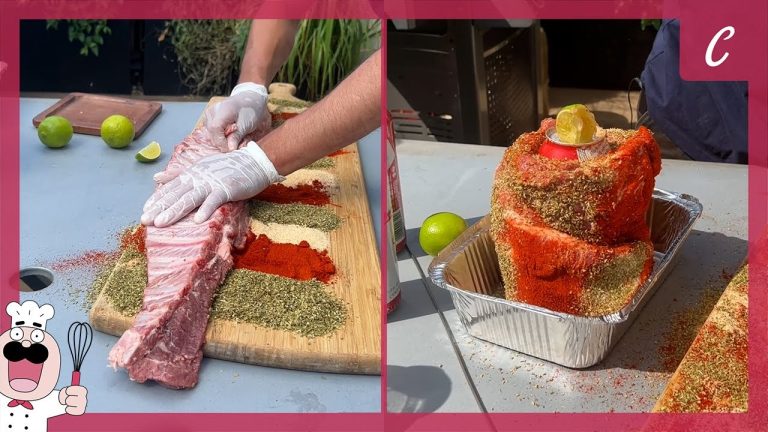 BBQ Ribs & Hush Puppies! Southern food at its finest 🍖🌽