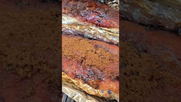 Pork fat is love #bbq #pork ribs  #lowandslow #charcoal #grill    #smokedribs #hickorysmoked