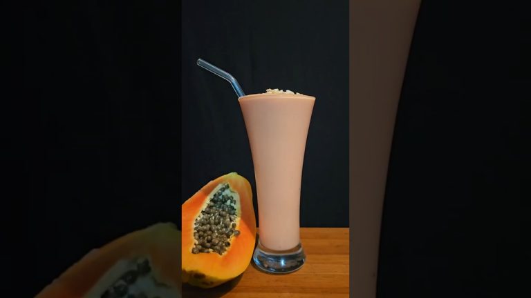 Healthy Papaya smoothie      #asmr #recipe