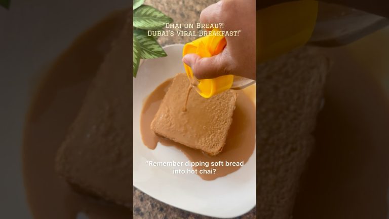 This Childhood Recipe Just Went VIRAL in Dubai! | Chai + Bread Trend 🫖🍞