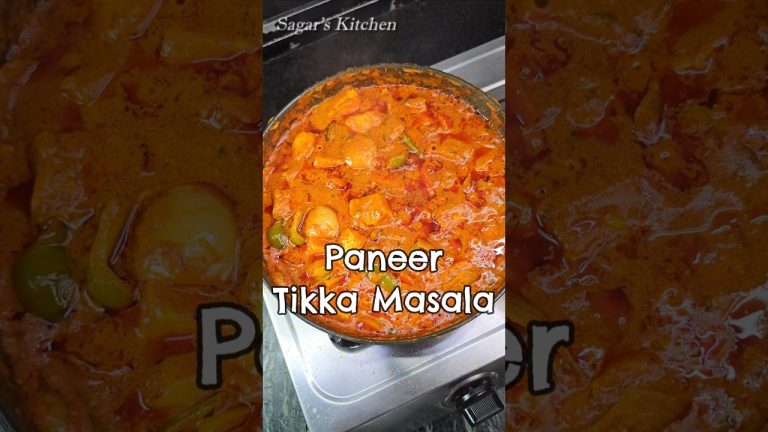 Paneer Tikka Masala…Always Best Recipe for Dinner #Shorts