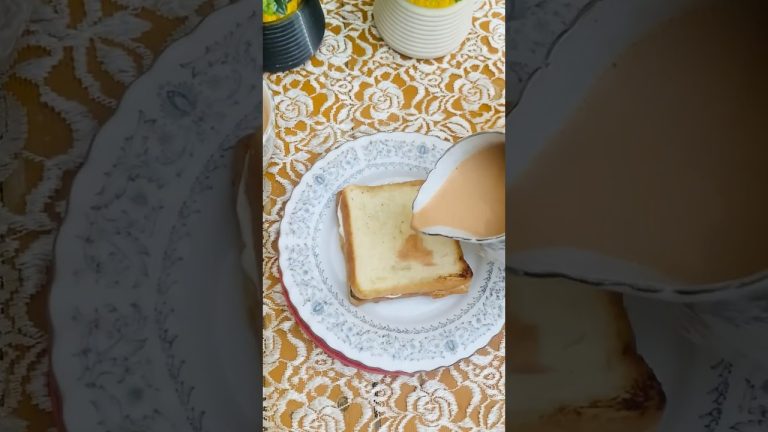 Let's Try 🍞☕️Dubai Viral Chai Bread #cooking #food #chaibread