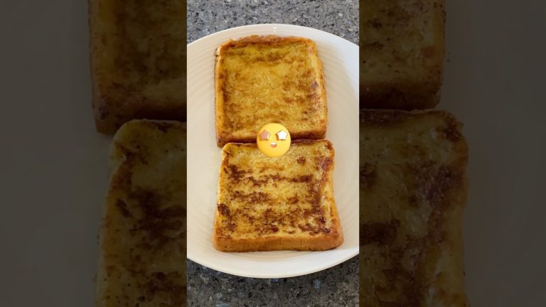 How To Make The BEST Classic French Toast At Home EASY🔥 #shorts #food