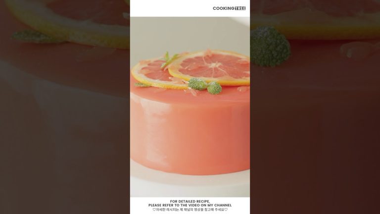 향기까지 맛있어요🍊 자몽 얼그레이 치즈케이크 Grapefruit Earl Grey Cheesecake #Shorts #Baking