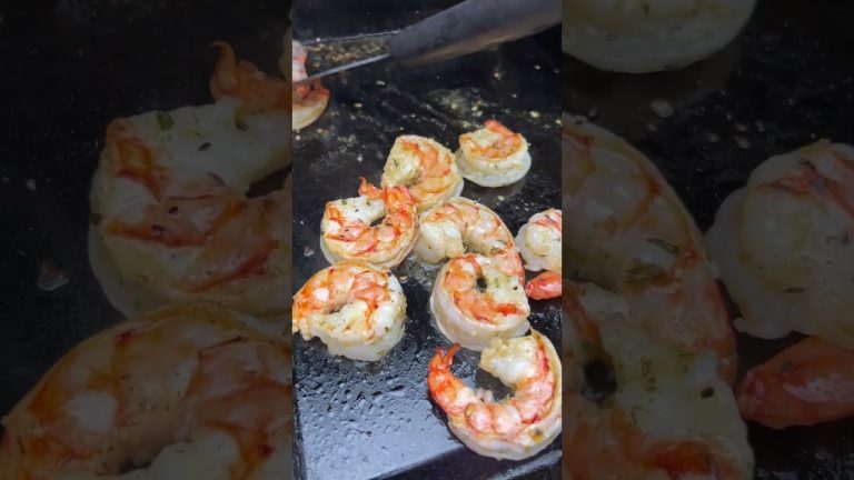 Scampi Perfection | Grilled Hot & Fast on the Plancha 🔥