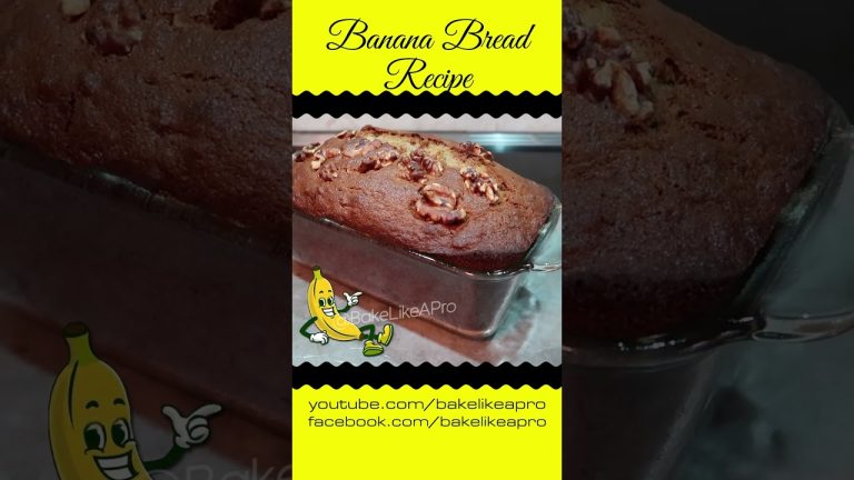 Easy Banana Bread Recipe #banana #cake #recipe