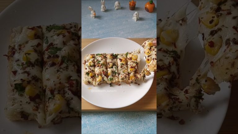 No Oven, Cheese Garlic Bread | Bachhon ki favourite | easy and quick recipe for kids #shorts