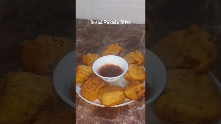 Bread pakoda bites #shorts #recipe #pakoda #bread #ytshorts #snack #foryou #easyrecipe