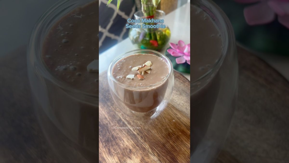हेल्थी Makhana  Seeds Smoothie #weightlosssmoothie #recipe #youtubeshorts