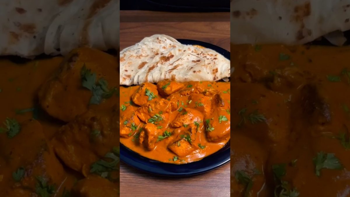 Butter Chicken – Restaurant style😍 #shorts #asmr #butterchicken #recipe #food