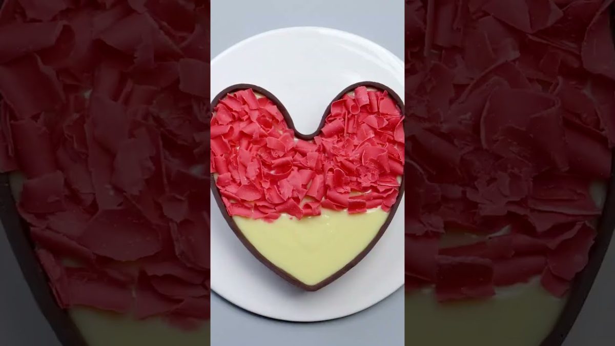 #shorts How To Make Chocolate Hearts with Watermelon,Satisfying Video Top Cake #cake #satisfyingcake