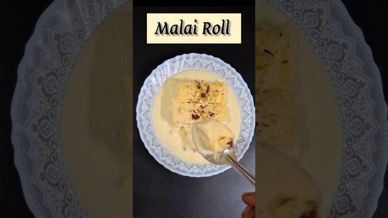 Quick And Easy 10 Minutes Recipe 😋 | Mouth Melting Malai Roll